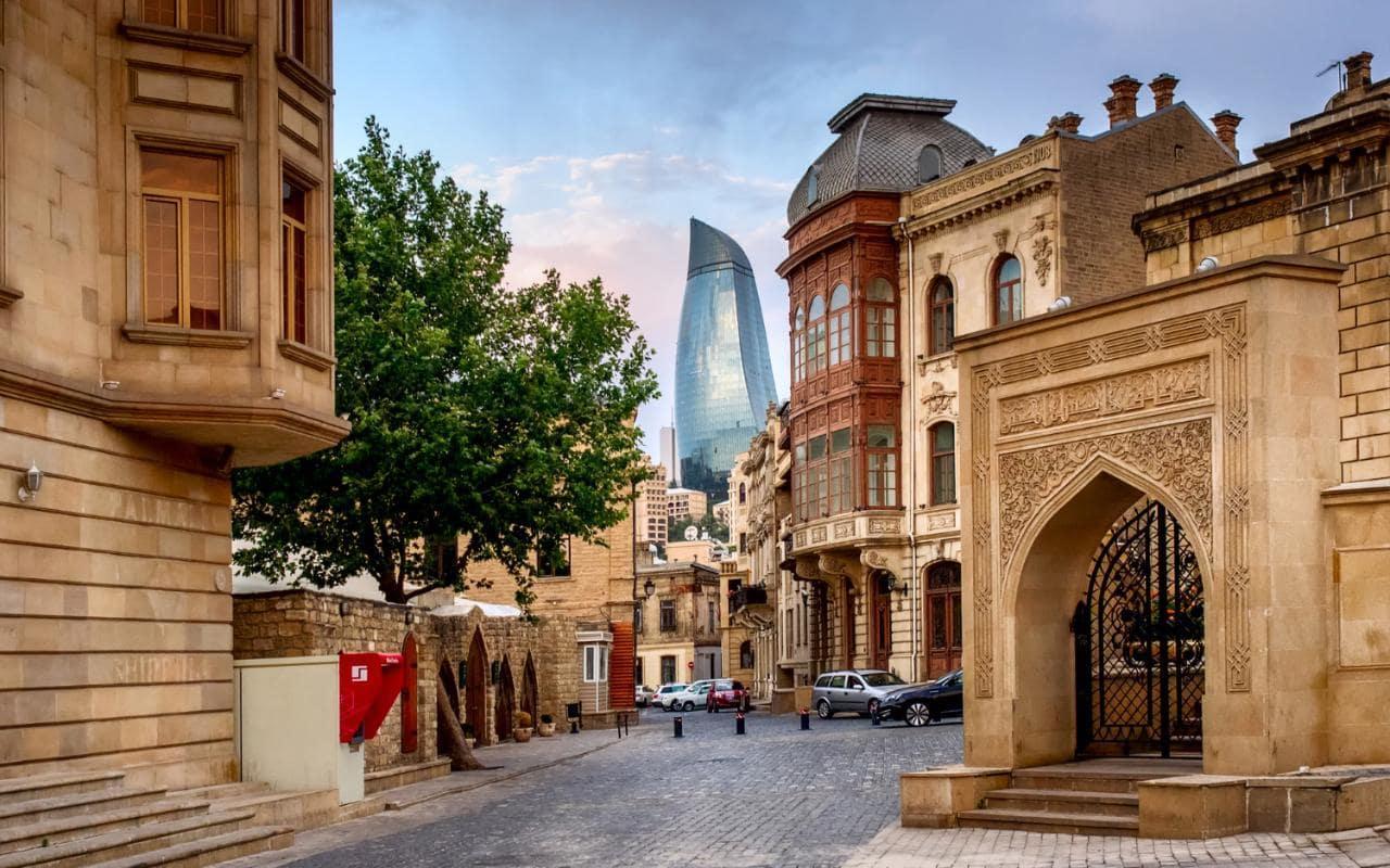 Caspian Ulduz Hotel Baku Exteriör bild
