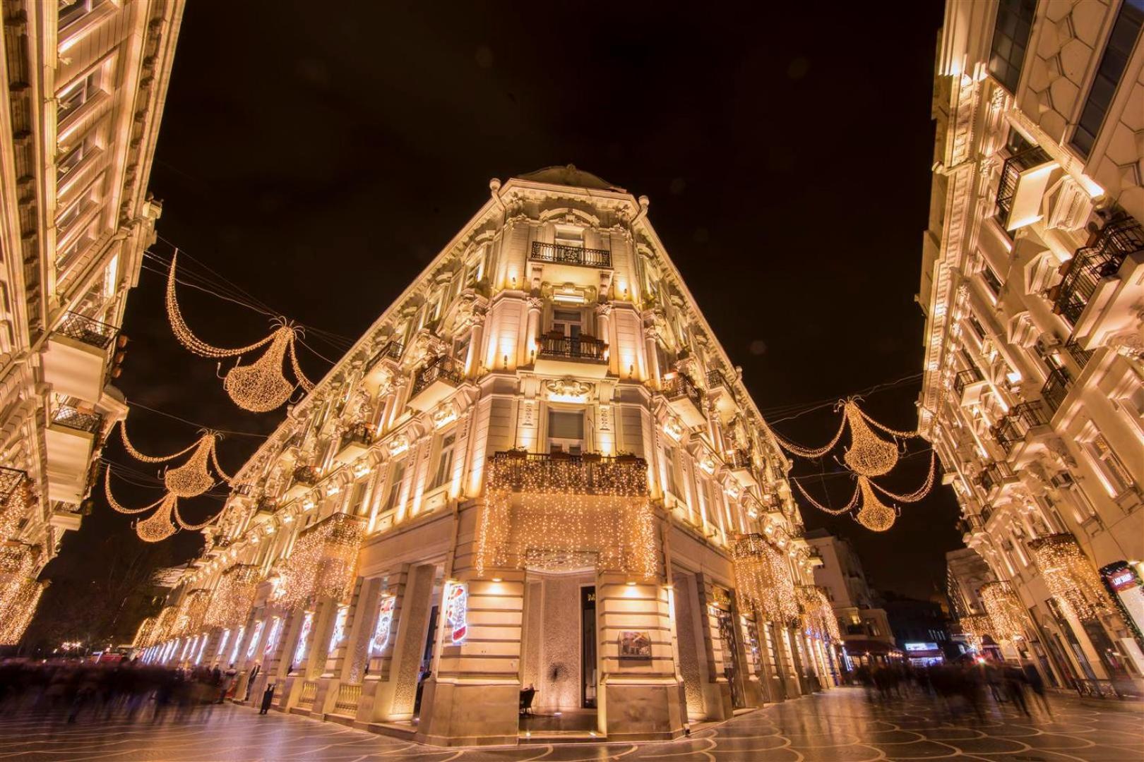 Caspian Ulduz Hotel Baku Exteriör bild